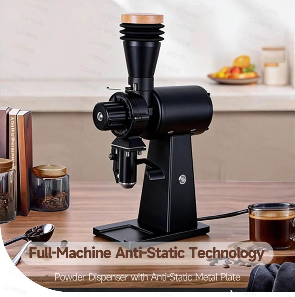 CAFOVO G290F Straight Drop Cof - đánh giá và giá Coffee Grinder Burr Flat